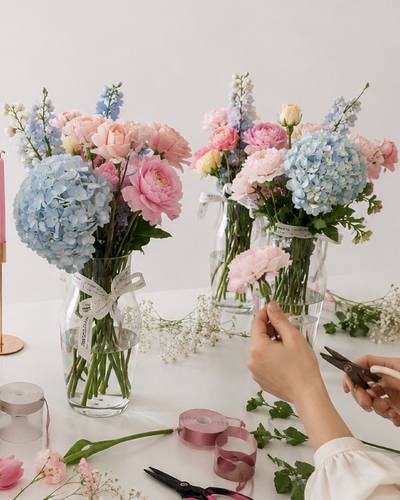 ورشة تنسيق الأزهار 💐  26 جون