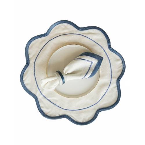 Velvety Blue Placemat Set( of 6)