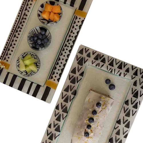 Geometric Serving Platter