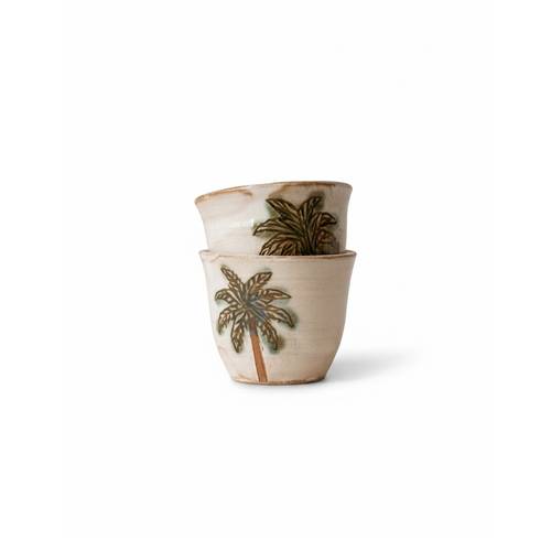 Palm Coffee Cups Set