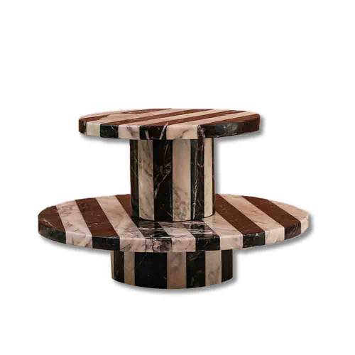 Milano marble stand (set of 2)