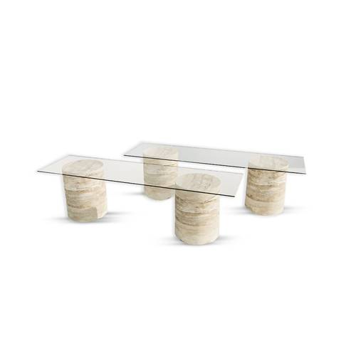 Marble coffee table