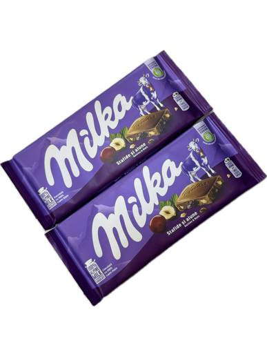 ميلكا بندق وزبيب 100جرام