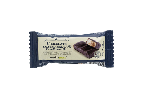 Chocolate Coated Halva with Mastiha Flavour 40g