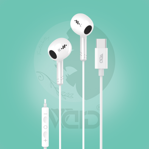 Ward H13 Type-C Wired Earphones with Microphone