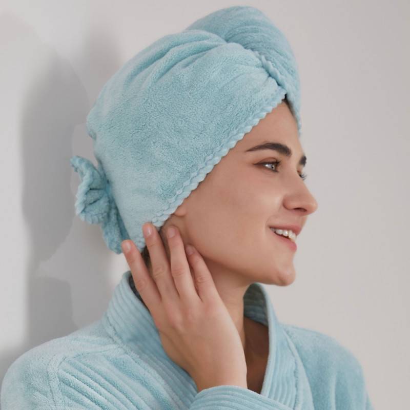ريفي - غطاء شعر مودرن كبير - تركواز
