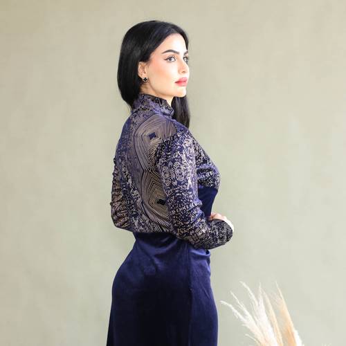 لونا  - XL - نيلي