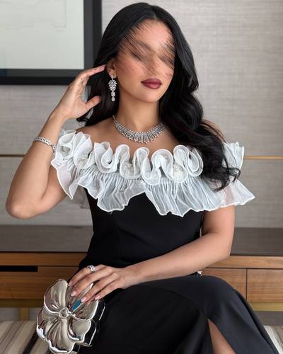 فستان  انيق اوف شولدر  - 2XL