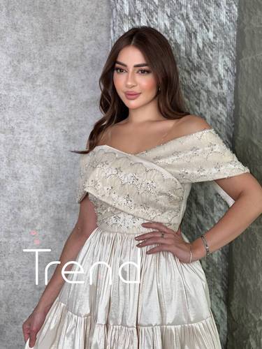 فستان ميد بيج اوف شولدر  - XL
