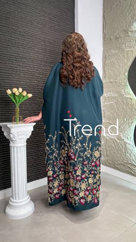 جلابية كيب قطعتين اخضر  - 3XL