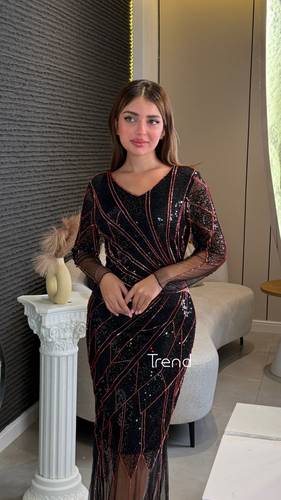 فستان سهرة فخم - S