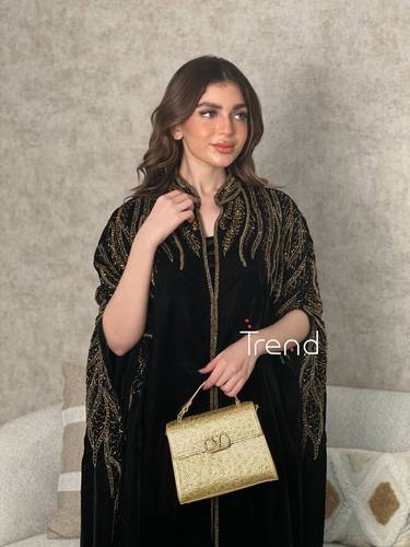 جلابية مخمل مطرزة  - 54