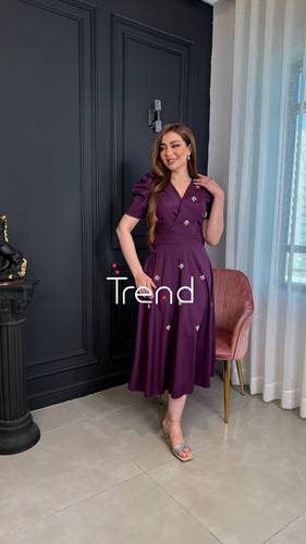 فستان مودا (بنفسجي) - XL
