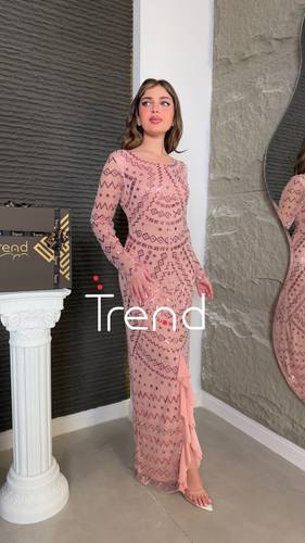 فستان سهره شك يدوي  - 2XL
