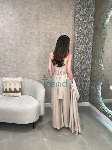 جمبسوت قطعتين بيج  - 2XL