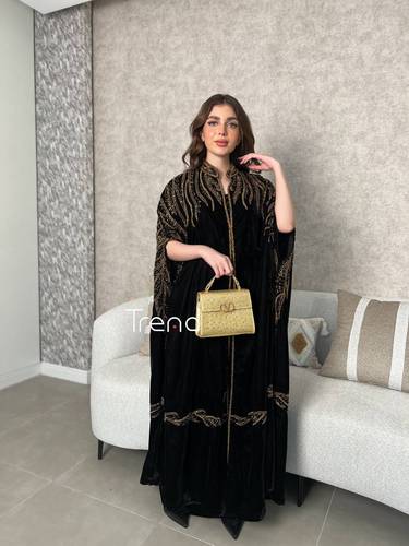 جلابية مخمل مطرزة  - 54