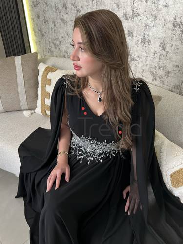 فستان سهرة بأكمام - 4XL