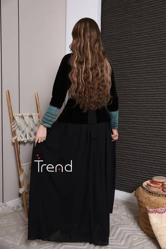 فستان التأسيس بتطريز مميز - 2XL