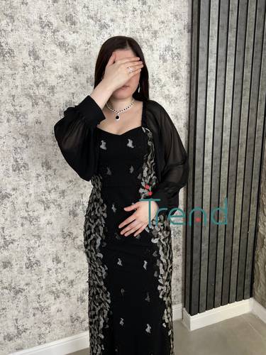 فستان سهرة ساتر - XL