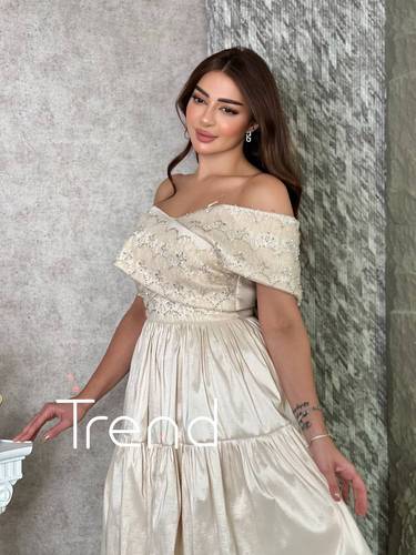 فستان ميد بيج اوف شولدر  - XL
