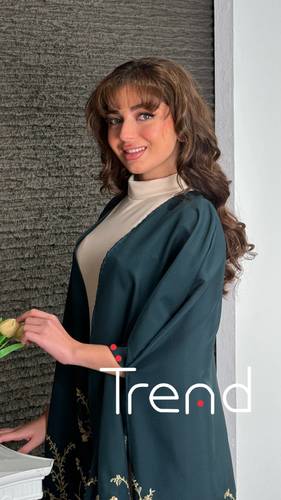 جلابية كيب قطعتين اخضر  - 3XL