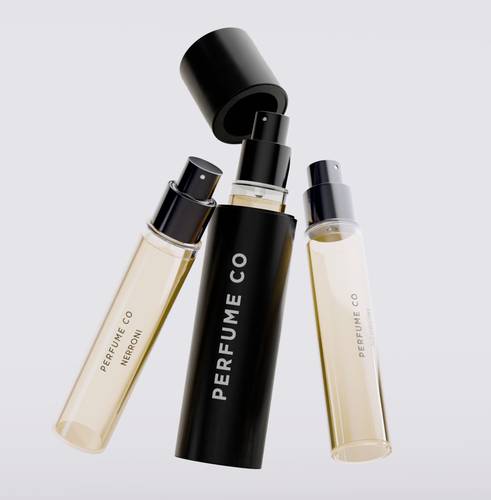 Nerroni Parfum Travel Spray Set - 3x15 ml + Black Case  (Men)