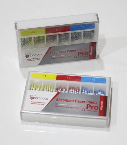 Absorbent Paper Points SizeF1-F2-F3 100pcs 