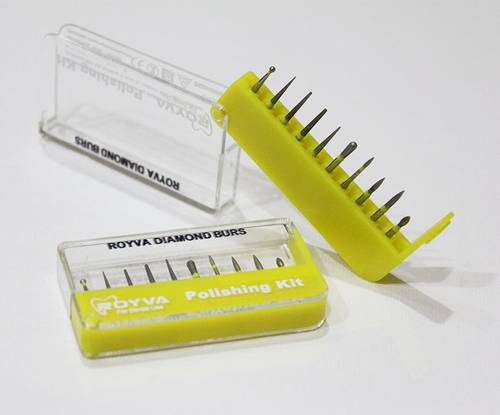 Dental Diamond Burs Composite Polishing Kit for High Speed Handpiece