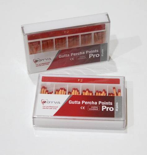 Gutta Percha Points Size F2 Packed 60pcs