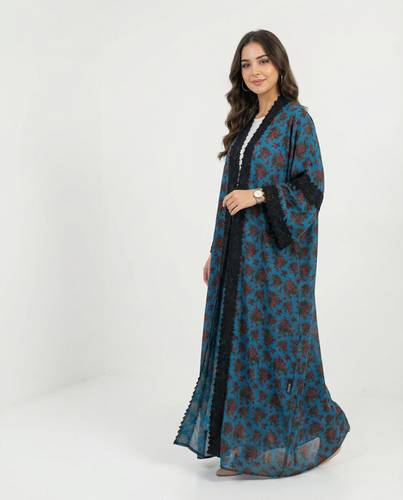 Elegant Blue Abaya