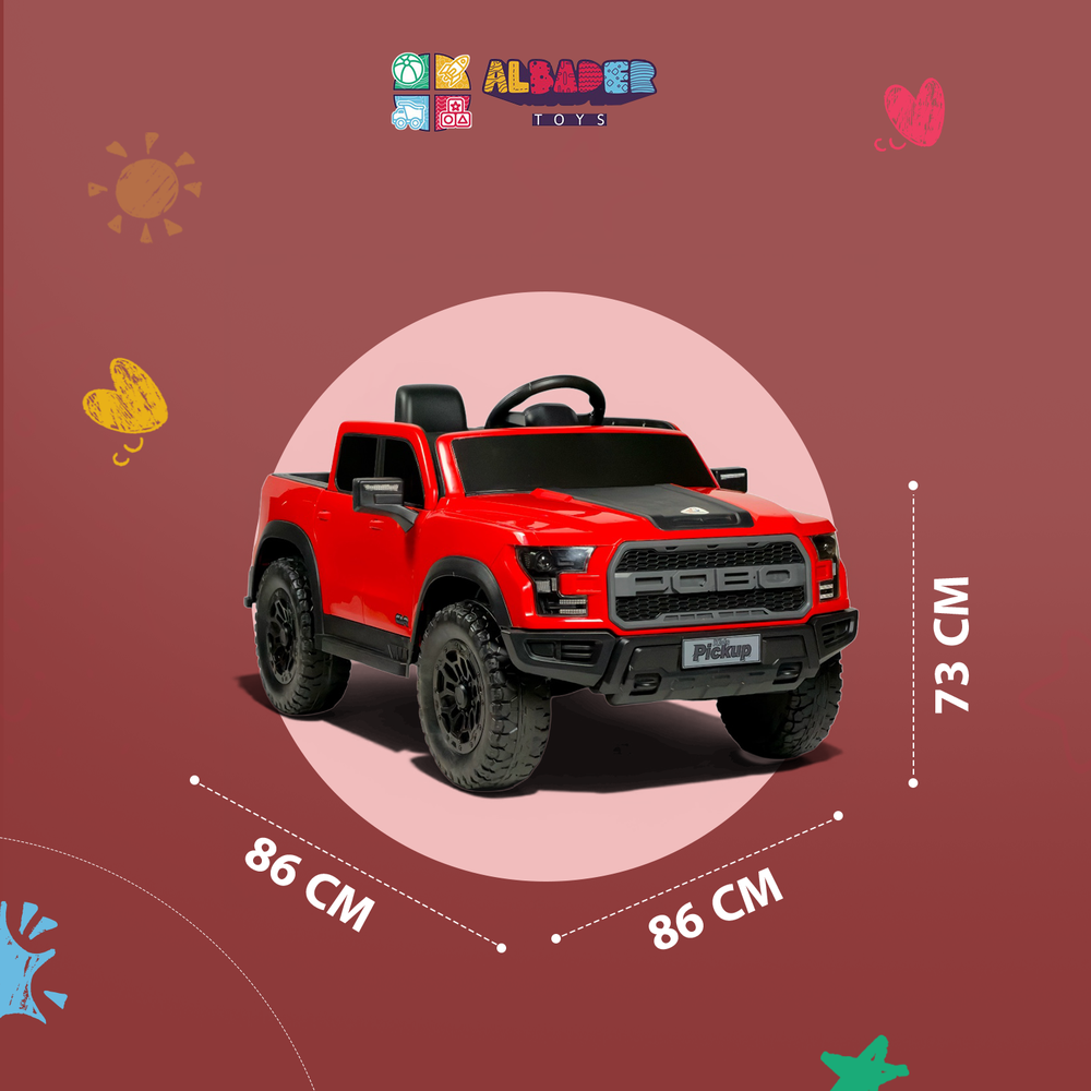  سيارة بيك أب كهربائية للأطفال 12V مع ريموت وبلوتوث 