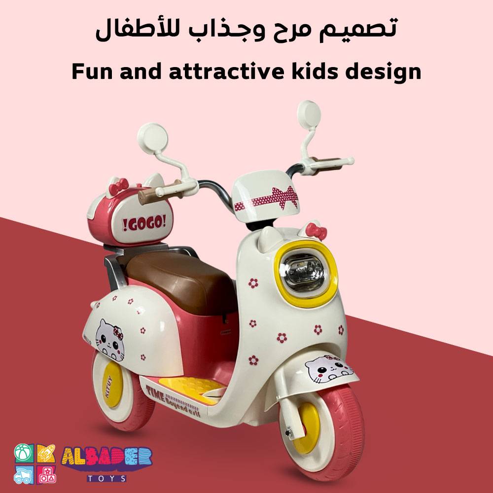  6V Electric Motorcycle for Kids – Three-Wheel Electric Bike for Children 