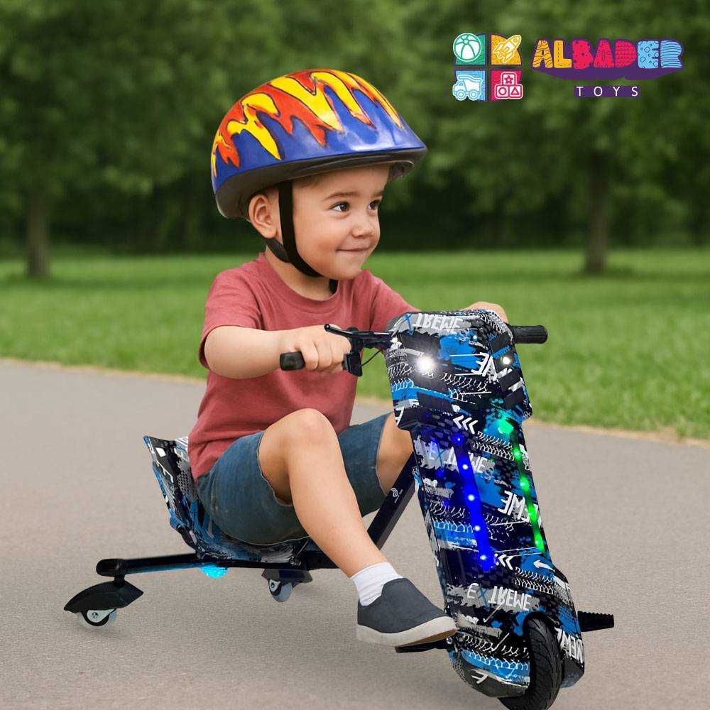  Large Electric Drift Scooter “Transformers Edition” – Light-Up Design for Ultimate Riding Fun 
