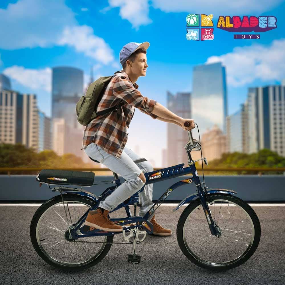  دراجة رامبو مقاس 20 انش - سيكل رامبو بتصميم مقعدين مميز 