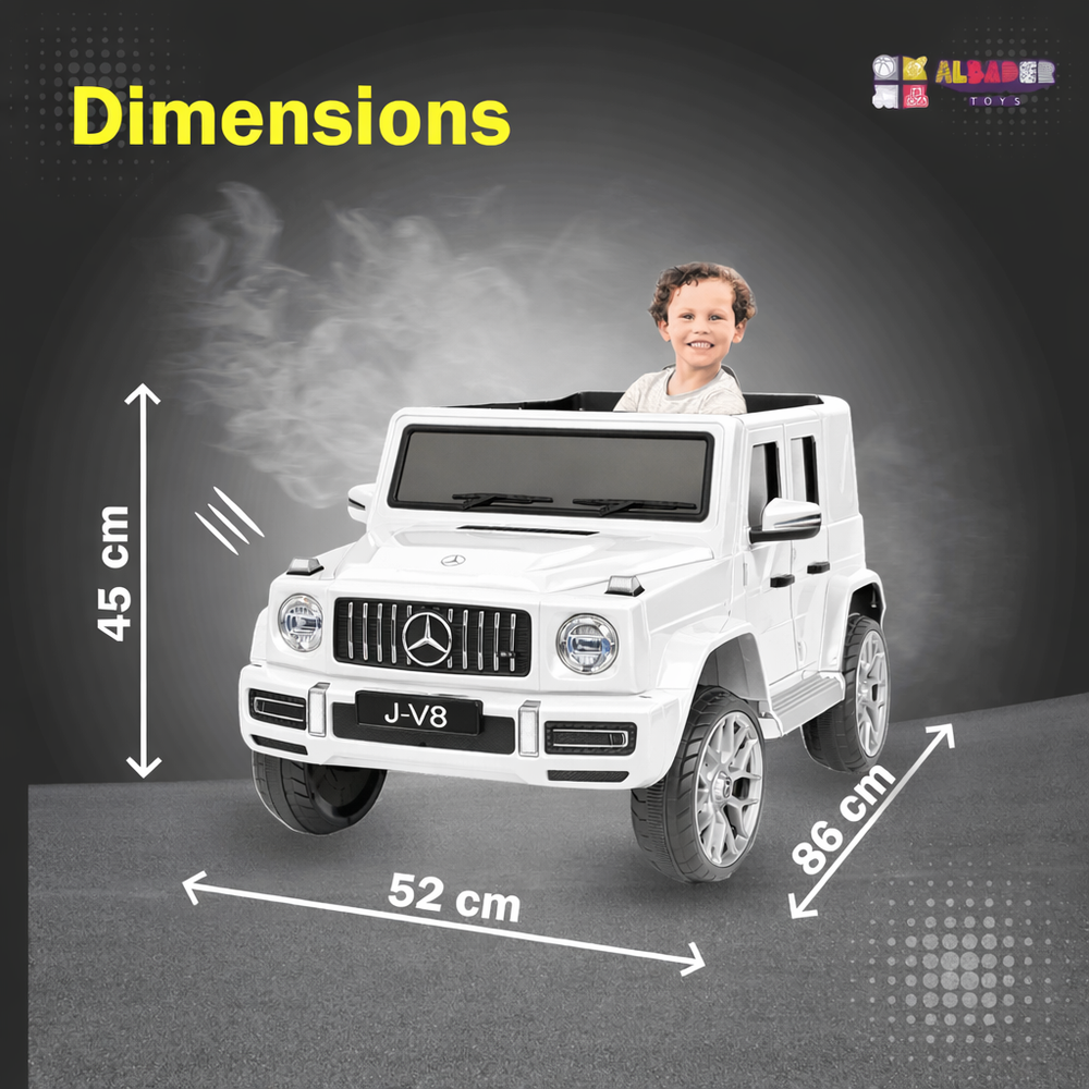  سيارة مرسيدس جي كلاس g-class الكهربائية للأطفال بقوة 12V فولت, متعدد الألوان 