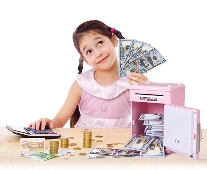  حصالة بكلمة سر للاطفال - حصالة ذكية للاطفال بالوان مميزة 