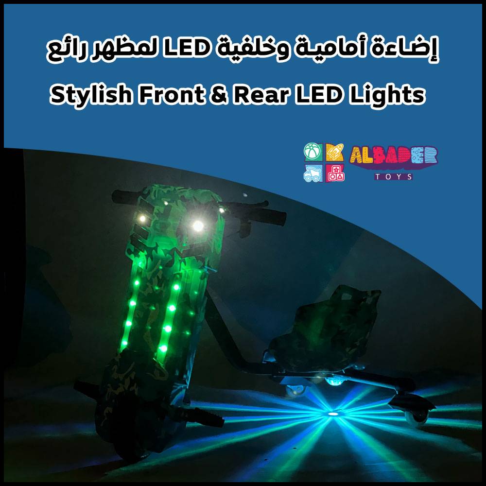  Large Electric Drift Scooter “Transformers Edition” – Light-Up Design for Ultimate Riding Fun 