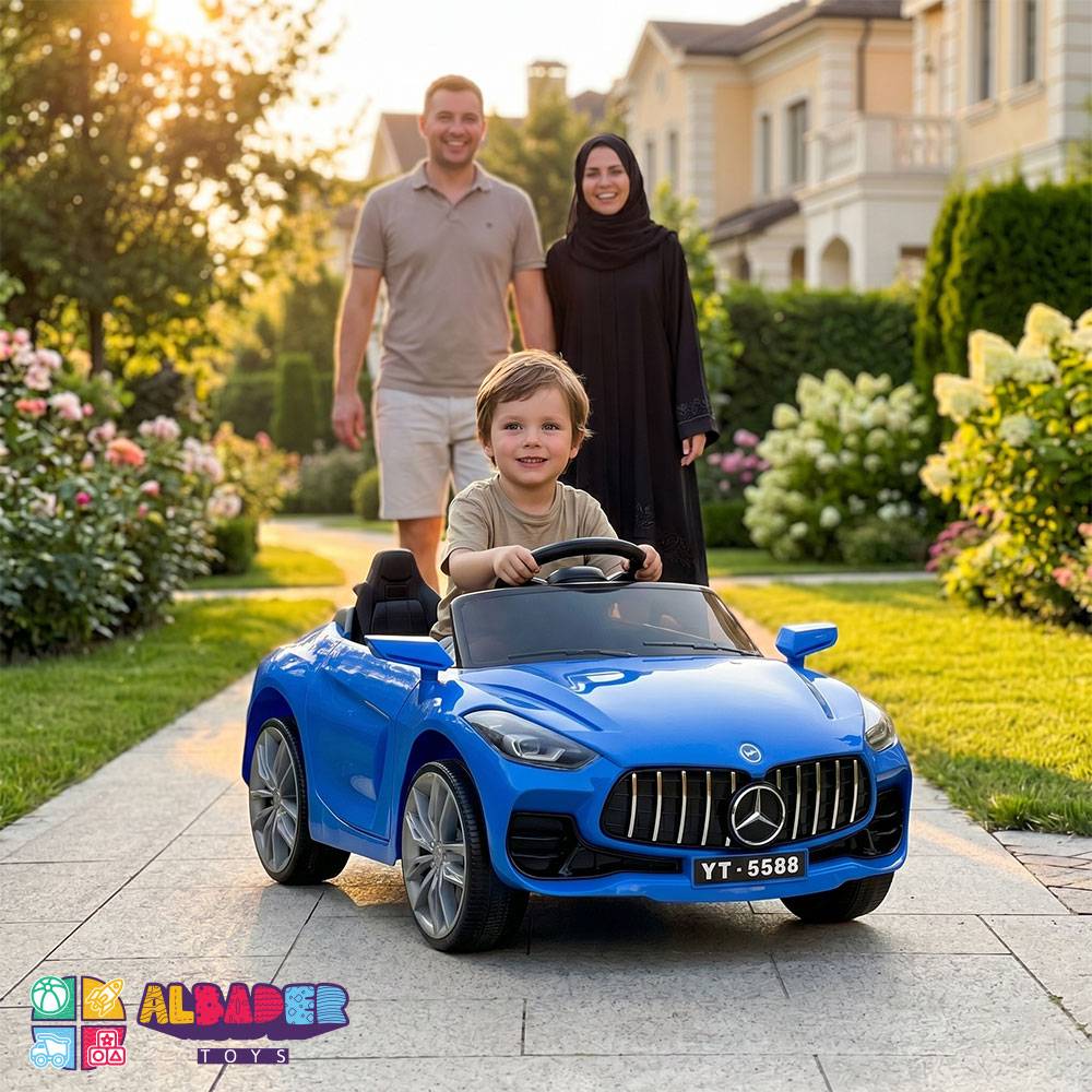  سيارة مرسيدس للأطفال - سياره كهربائية بتصميم رياضي وواقعي 