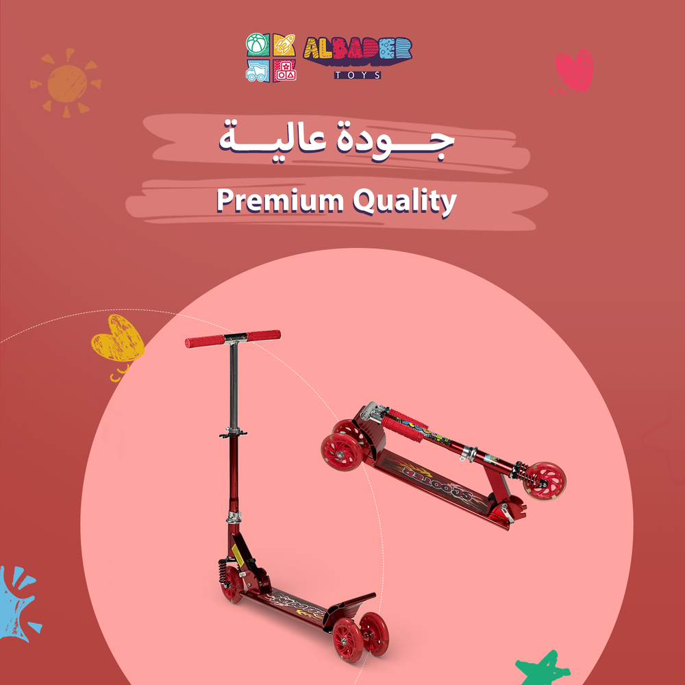  Manual Aluminum Scooter for Kids – Foldable Aluminum Scooter 