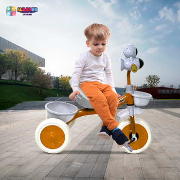  دراجة ثلاثية العجل بتصميم فضائي - سيكل 3 كفرات بعدة الوان 