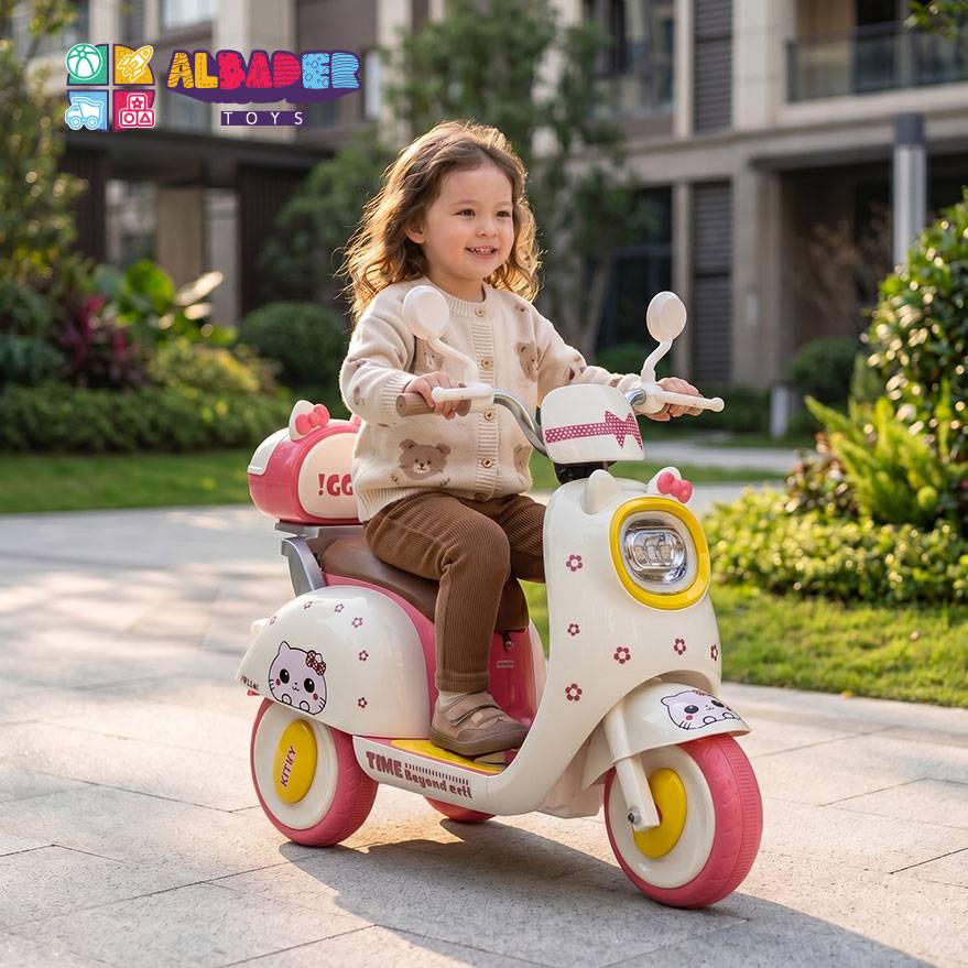  6V Electric Motorcycle for Kids – Three-Wheel Electric Bike for Children 