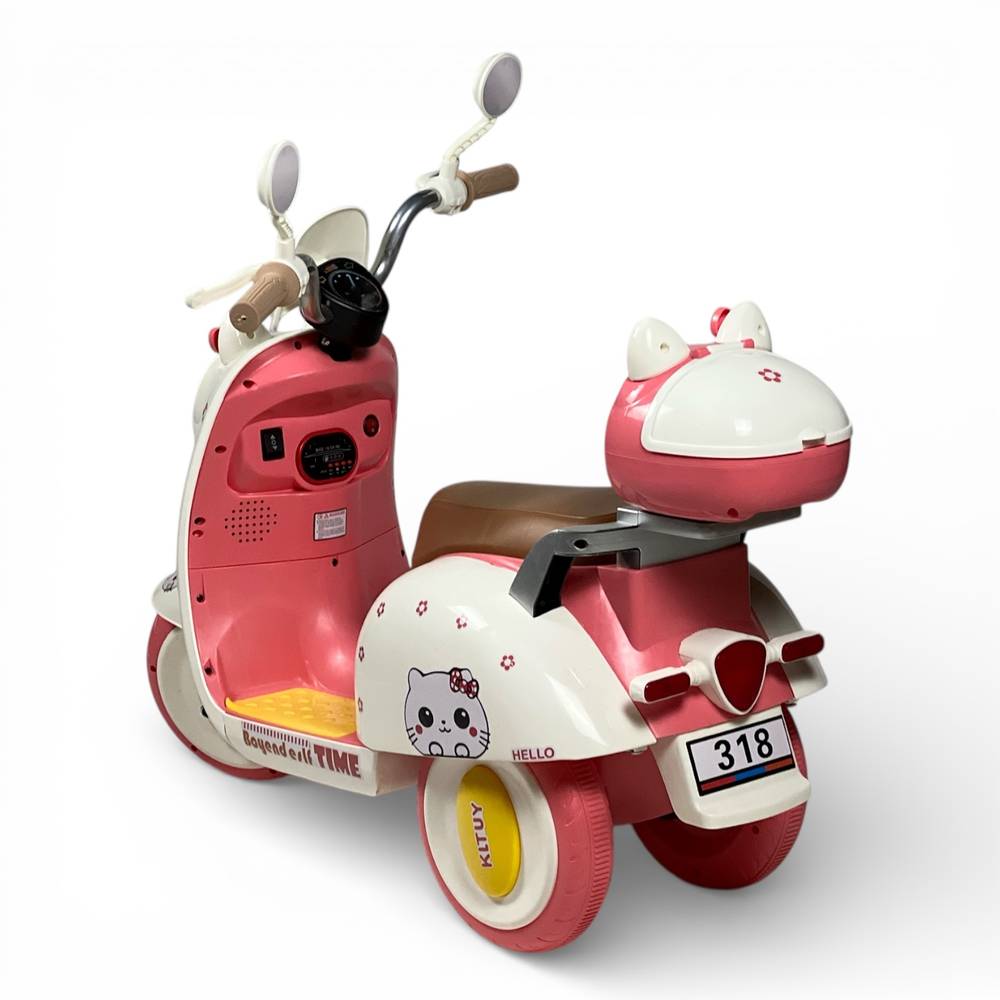  6V Electric Motorcycle for Kids – Three-Wheel Electric Bike for Children 
