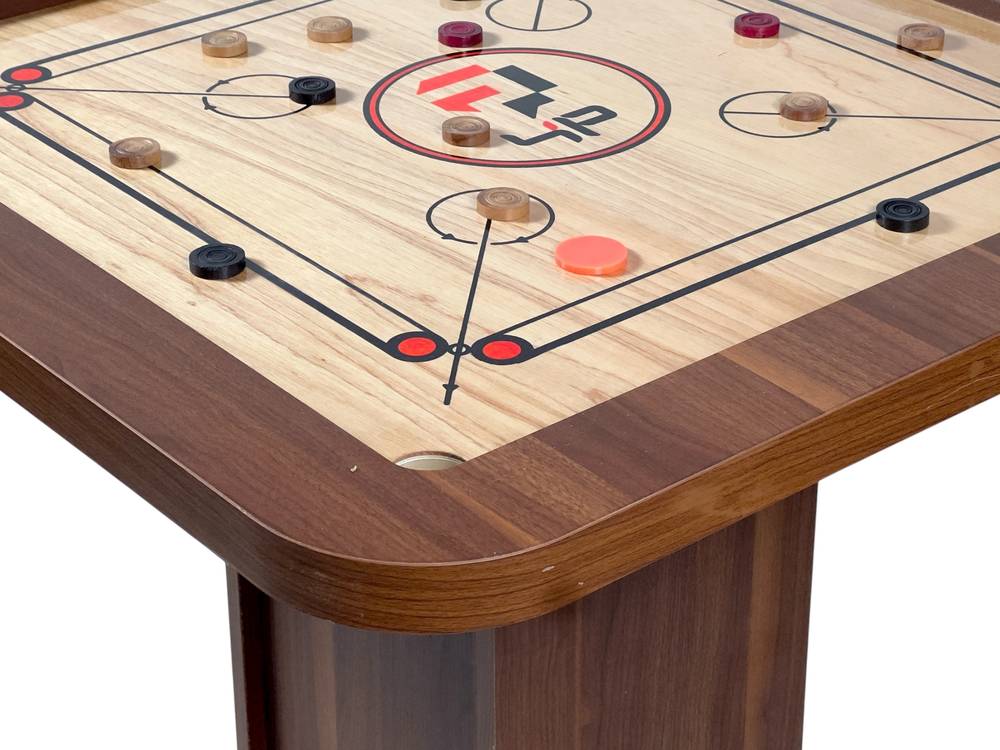  Large Elevated Carrom & Baloot Table – Carrom Game with Baloot 