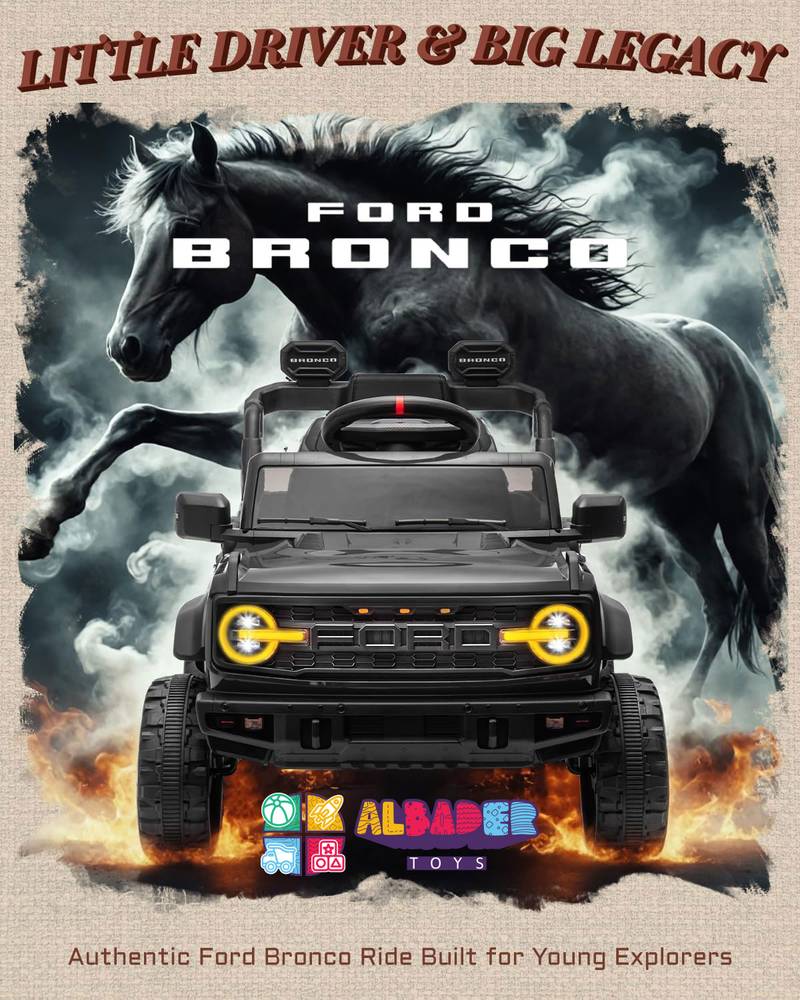 Licensed Ford Bronco Electric Jeep Car – Electric Jeep Ride-On Car 