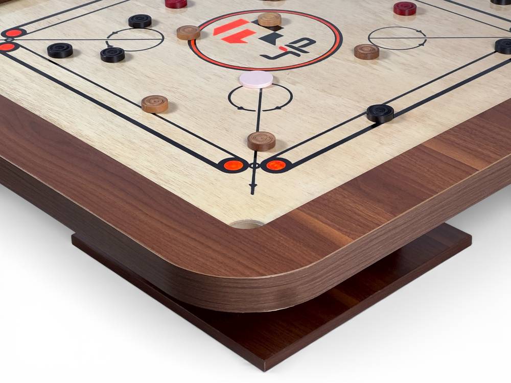  2-in-1 Carrom & Baloot Table – Floor Play Table for Baloot and Carrom 
