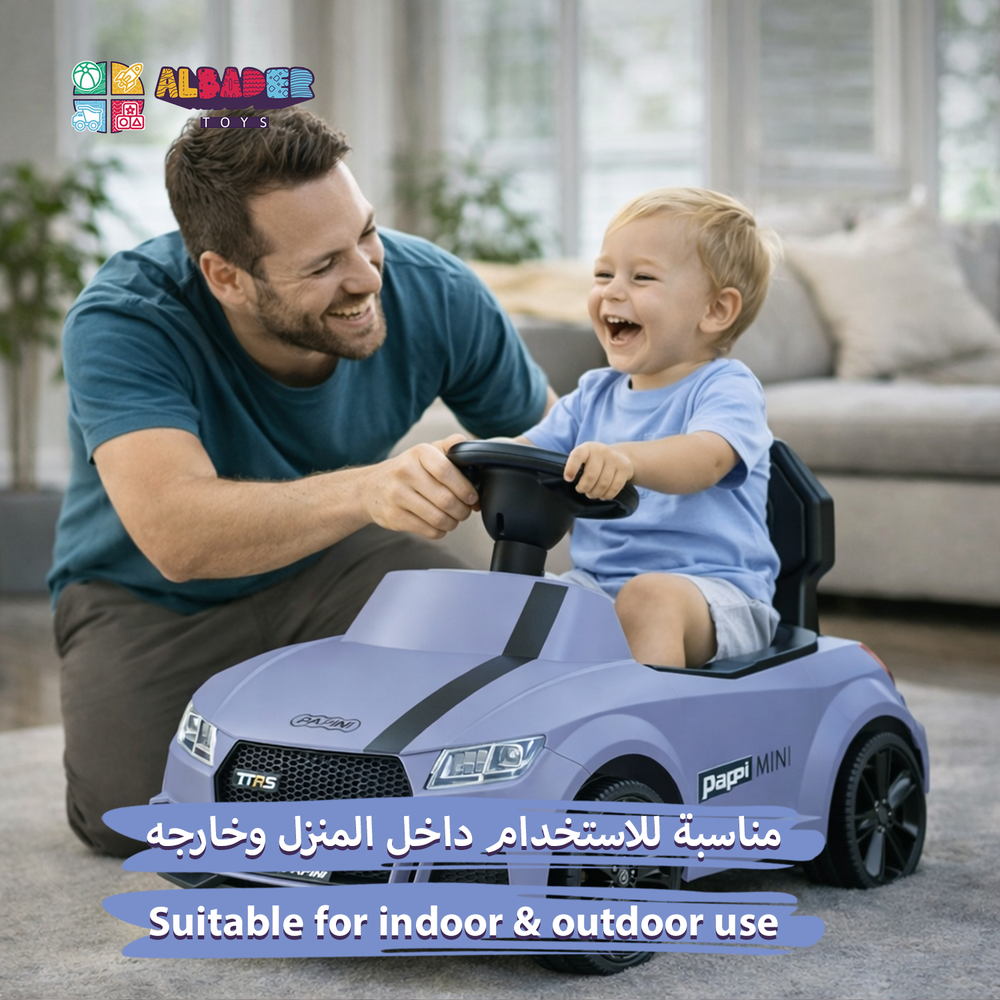  سيارة دف بتصميم أودي الواقعية - سياره دفع رياضية للاطفال 