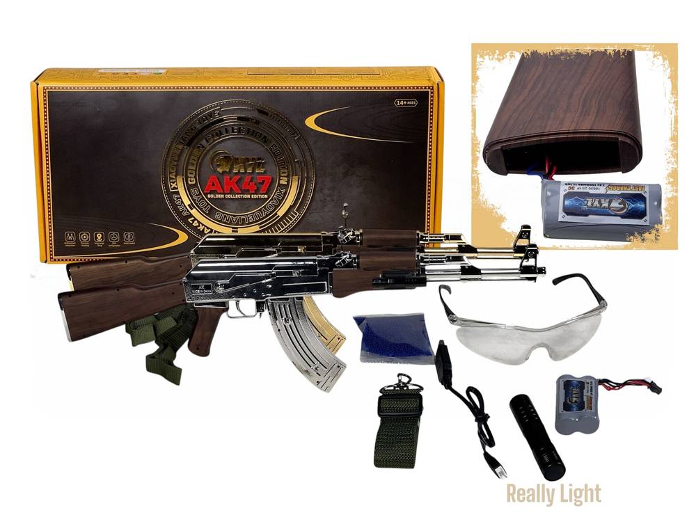  رشاش اوربيز تصميم Ak47 مميز - مسدس اوربيز بطارية واكسسوارات 
