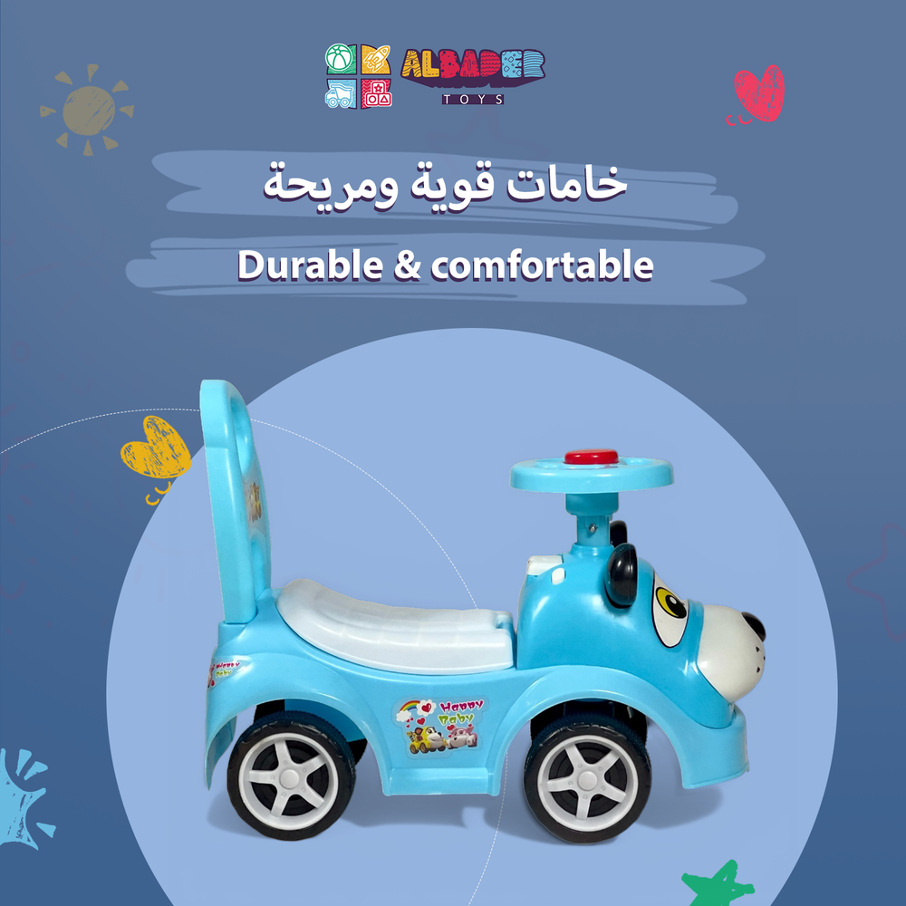  Kids Push Car with Music and Horn – Lightweight and Cute Design 
