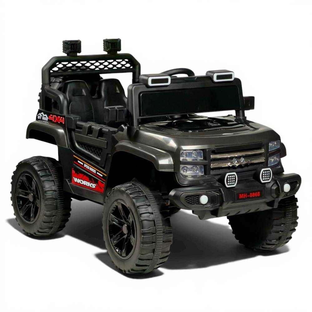  F524 Electric Kids Jeep – Dual-Motor Ride-On Car with Remote Control and Bluetooth in a Stylish Off-Road Design 