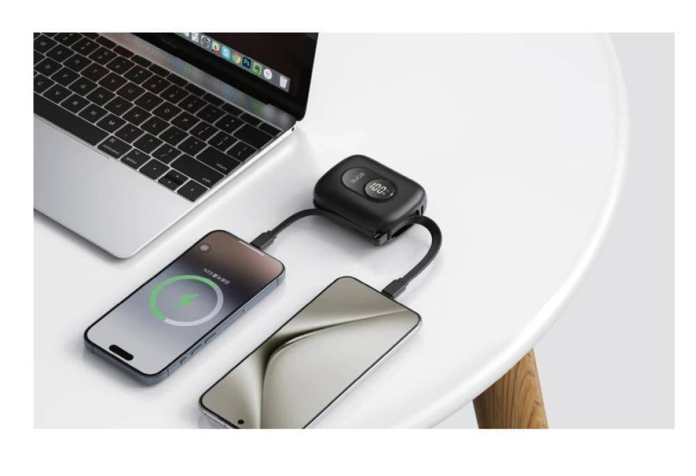 اي ون| أصغر بطارية متنقلة ( Power Bank Tiny) سعة 10000 مللي أمبير مع شحن سريع 22.5 واط وشهادة CCC